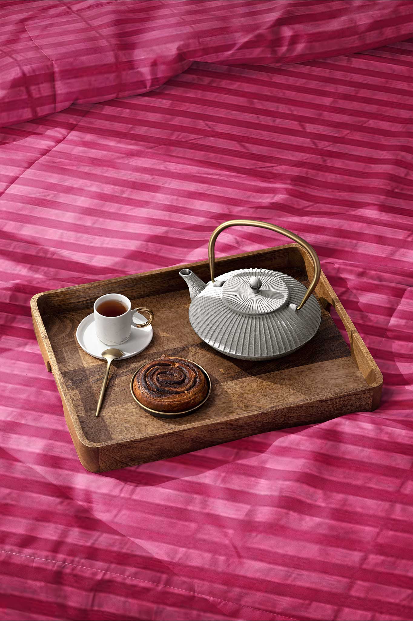 Satin Stripe Duvet Sets