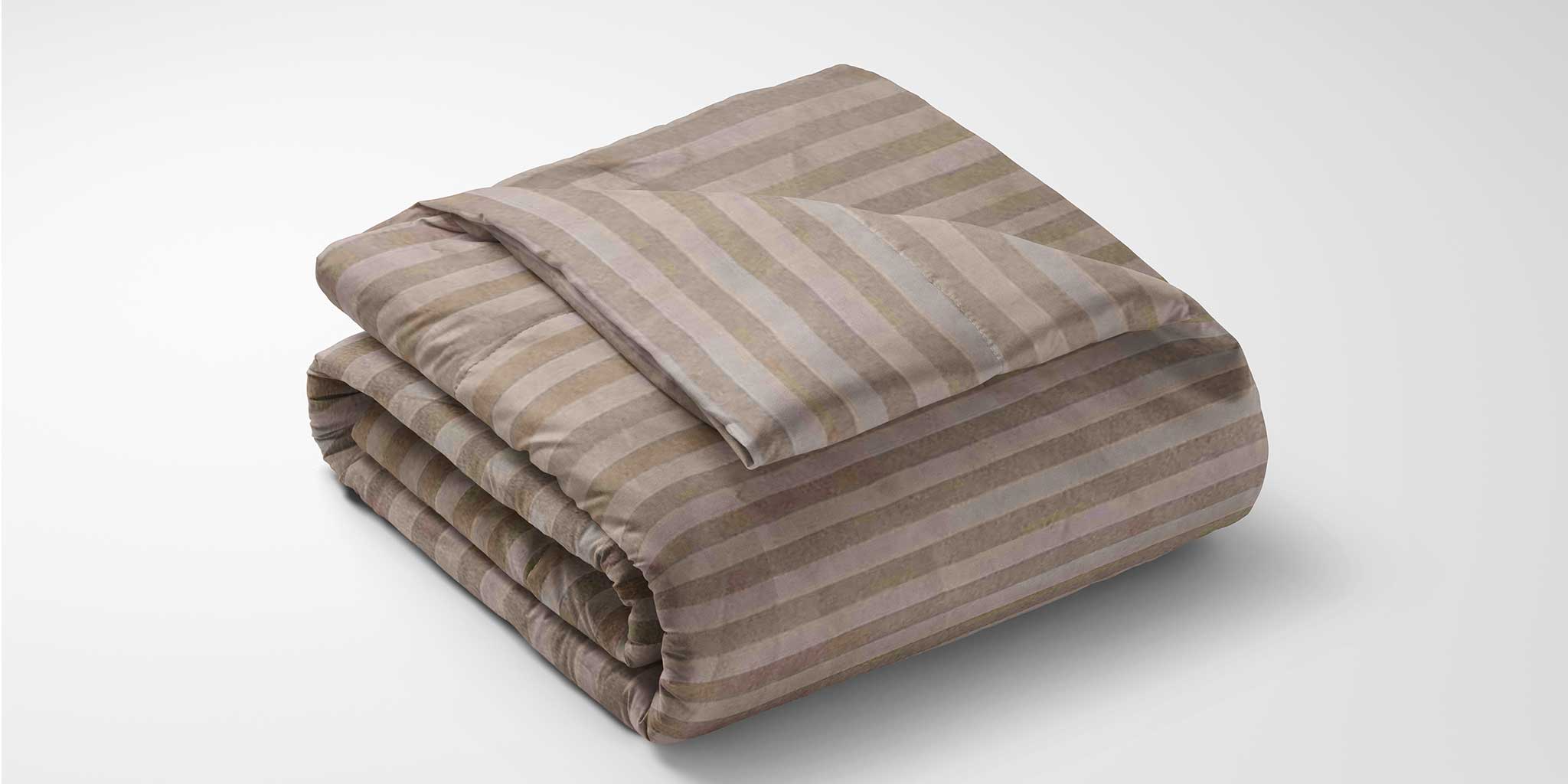 Royal Brown Stripe - Duvet Set