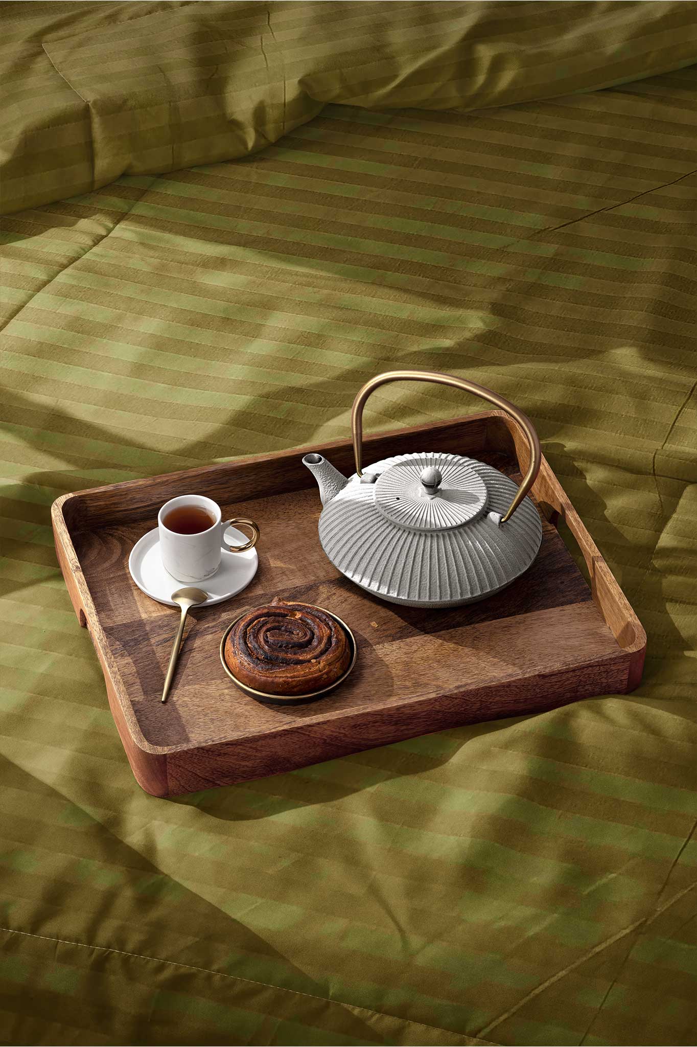 Yellow Saphire Stripe - Duvet Set