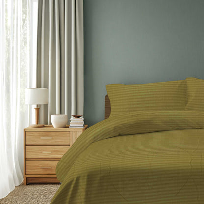 Yellow Saphire Stripe - Duvet Set