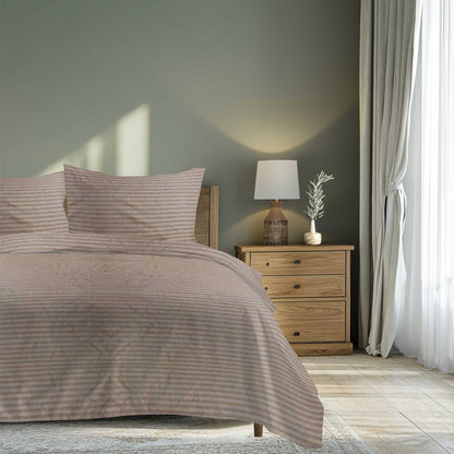 Royal Brown Stripe - Duvet Set