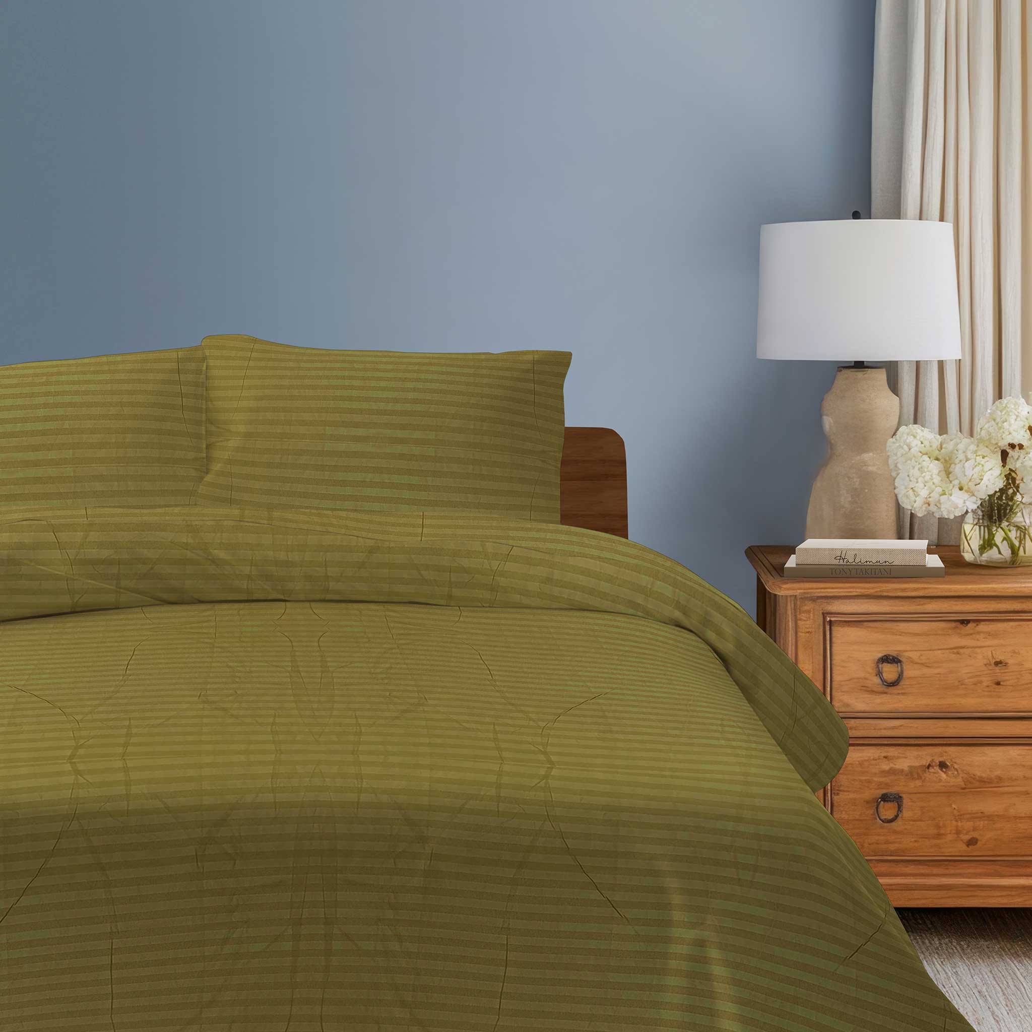 Yellow Saphire Stripe - Duvet Set