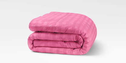 Vivid Tpink Stripe - Duvet Set