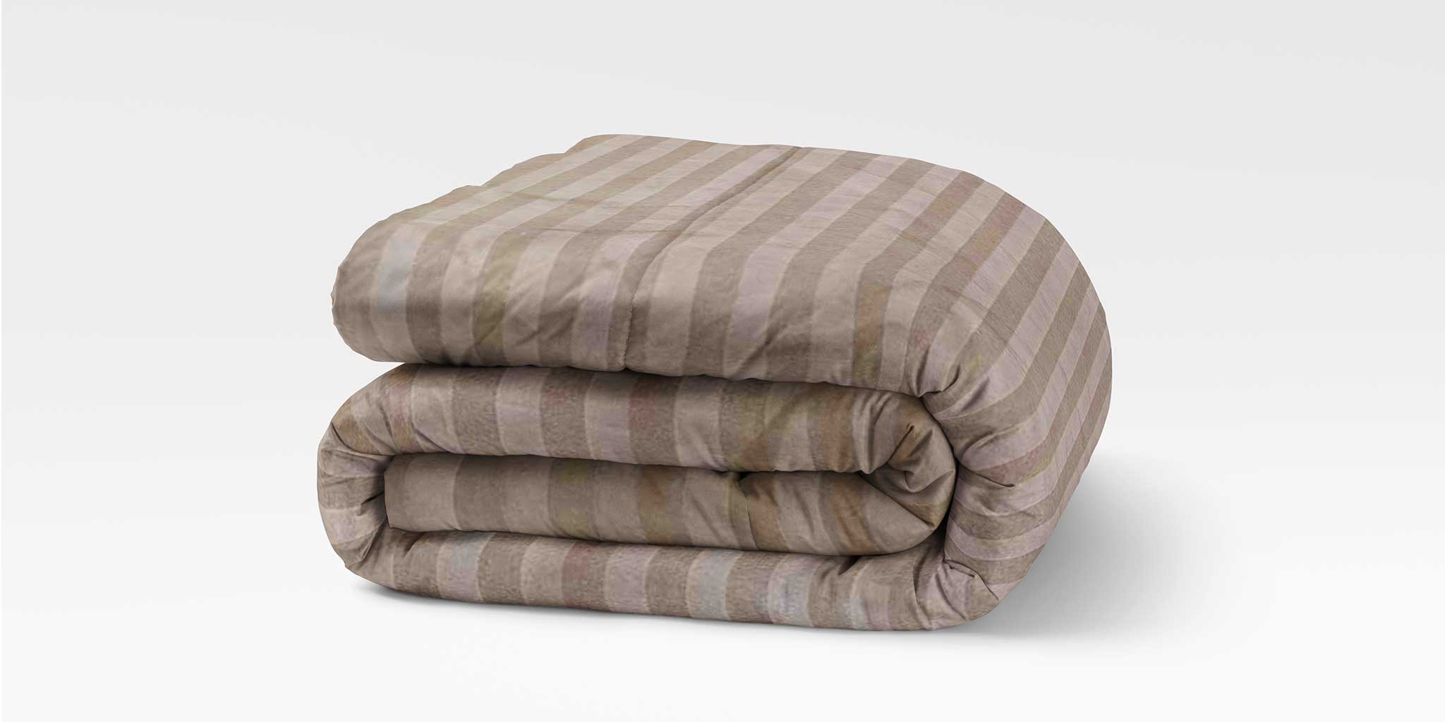 Royal Brown Stripe - Duvet Set