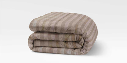 Royal Brown Stripe - Duvet Set